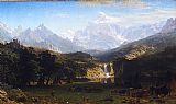 Albert Bierstadt Famous Paintings - The Rocky Mountains, Landers Peak
